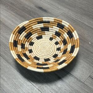 Anthropologie Hanging Seagrass Bowl